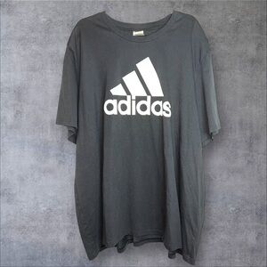 Adidas Black Short Sleeve Tee with Iconic Logo